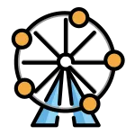 Ferris Wheel SVG Icon